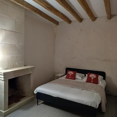 Logis Troglodyte Cosy & Vue Sur La Loire Ferienhaus Souzay-Champigny
